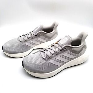 adidas Running Pureboost Jet Women Sz 9 Gray Athletic Shoes Low Top Sneakers